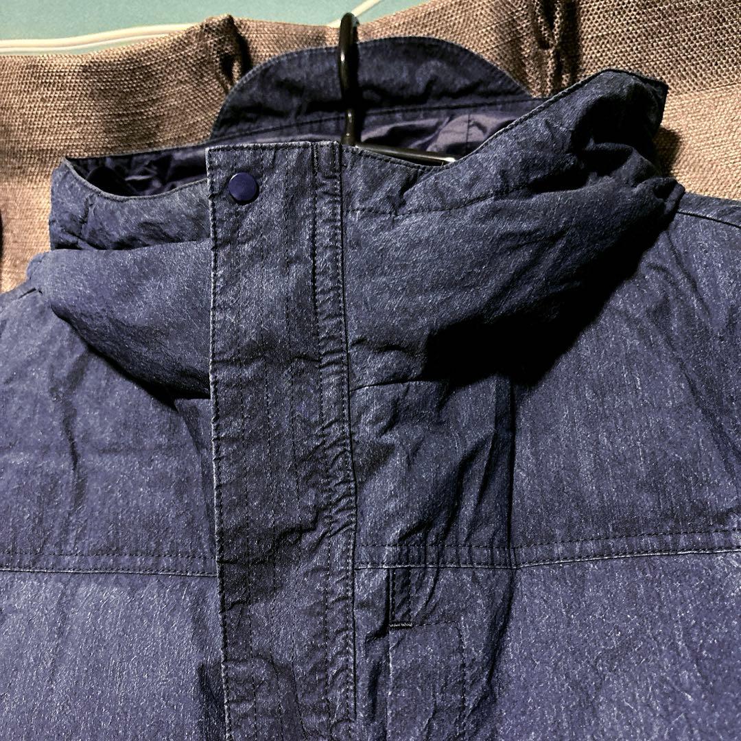 スノーピーク インディゴコットン ナイロンダウンジャケット