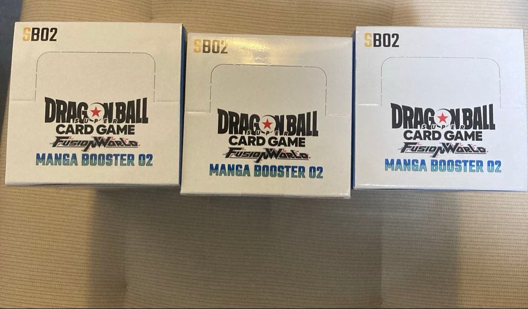 ドラゴンボール マンガブースター02 BOX テープ付き 3BOX