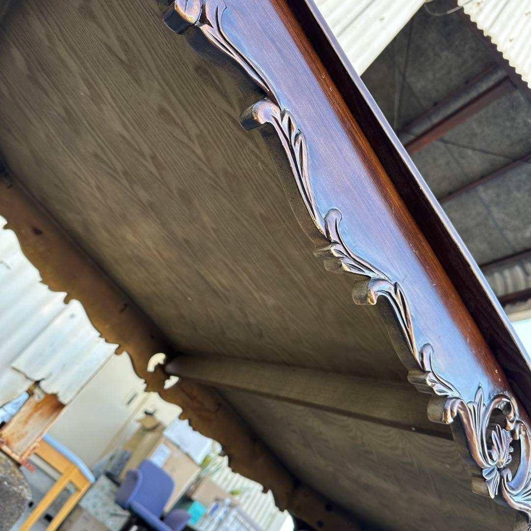 アンティーク　ダイニングテーブル　猫脚　ロココ調　150