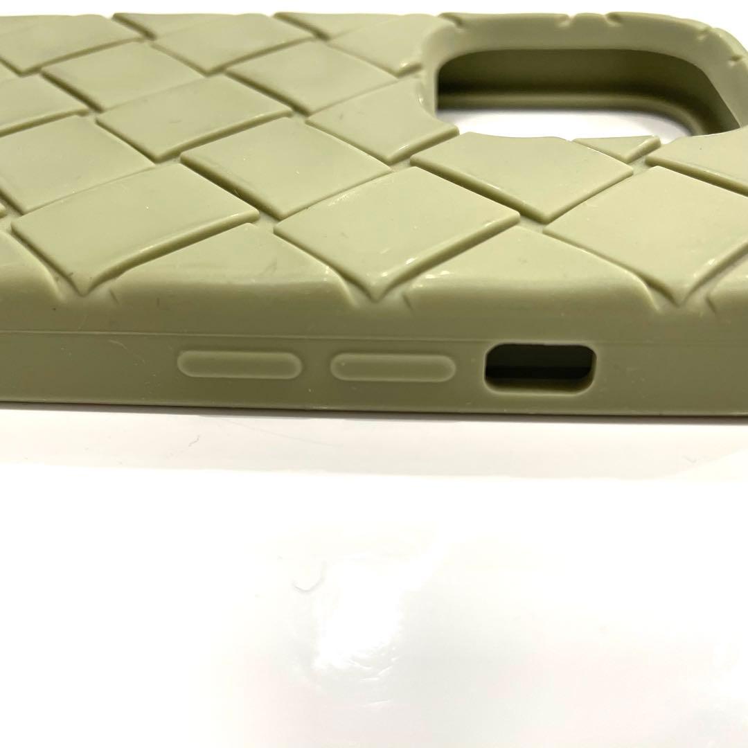 Y2505-144【美品】ボッテガヴェネタ スマホショルダー ライトグリーン