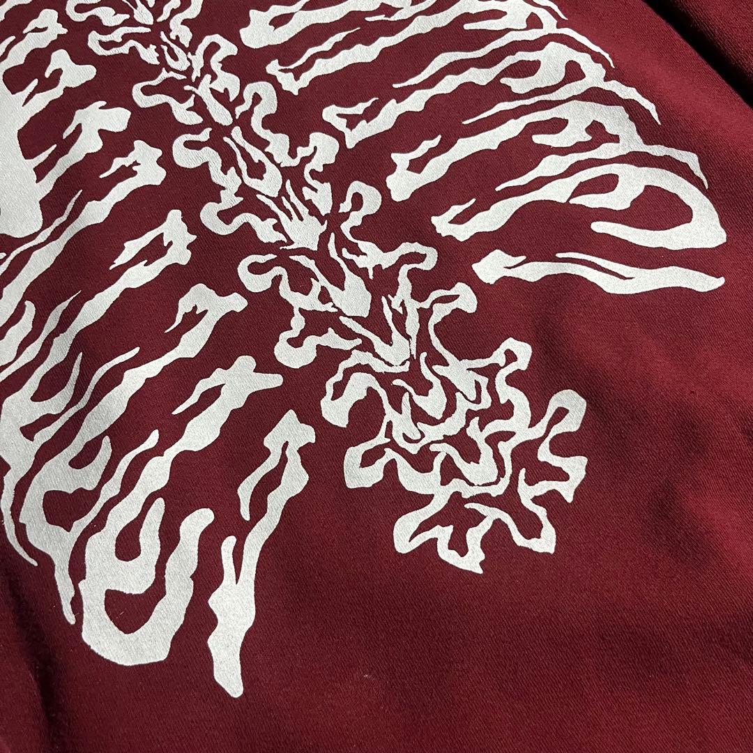 90s NIKE USA製 ☆bone paint☆ ペンキ スウェット 刺繍