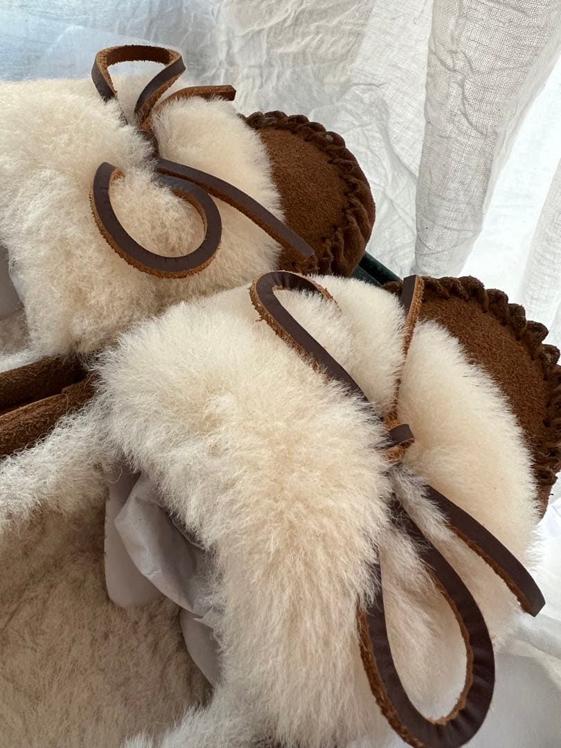 美品　EMU エミュー　モカシン　23㎝ ブーツ　ムートン