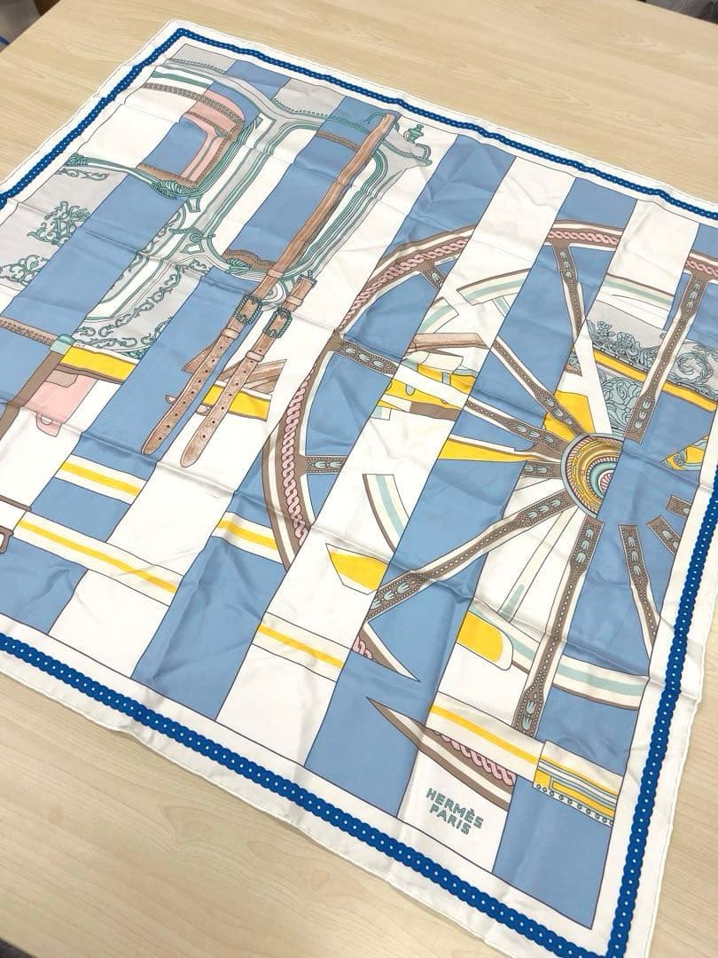 ★HERMES スカーフ カレ90 ベルリンヌ馬車・バヤデール 春夏コレクション