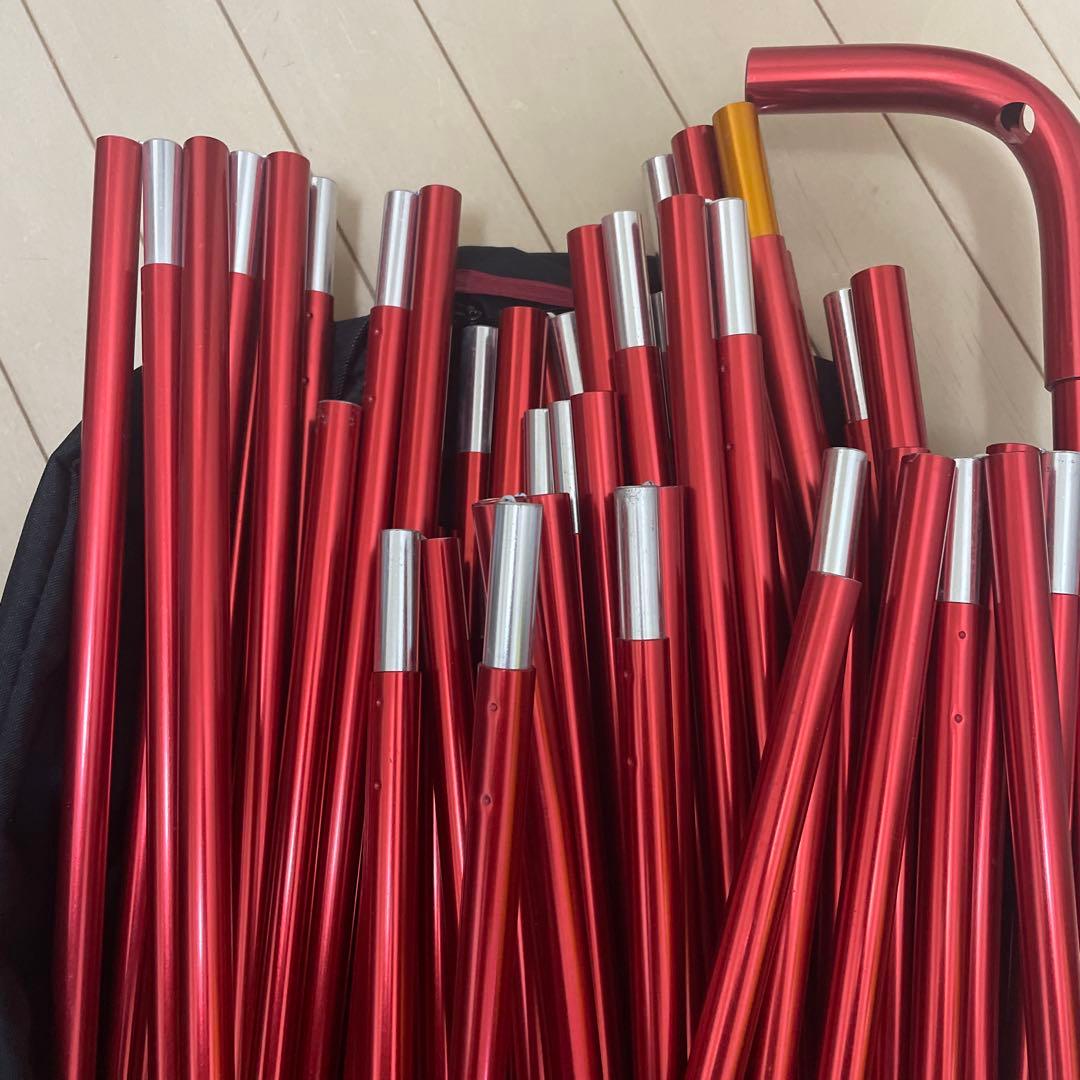 スノーピーク　リビングシェルロングプロ　レッドフレーム