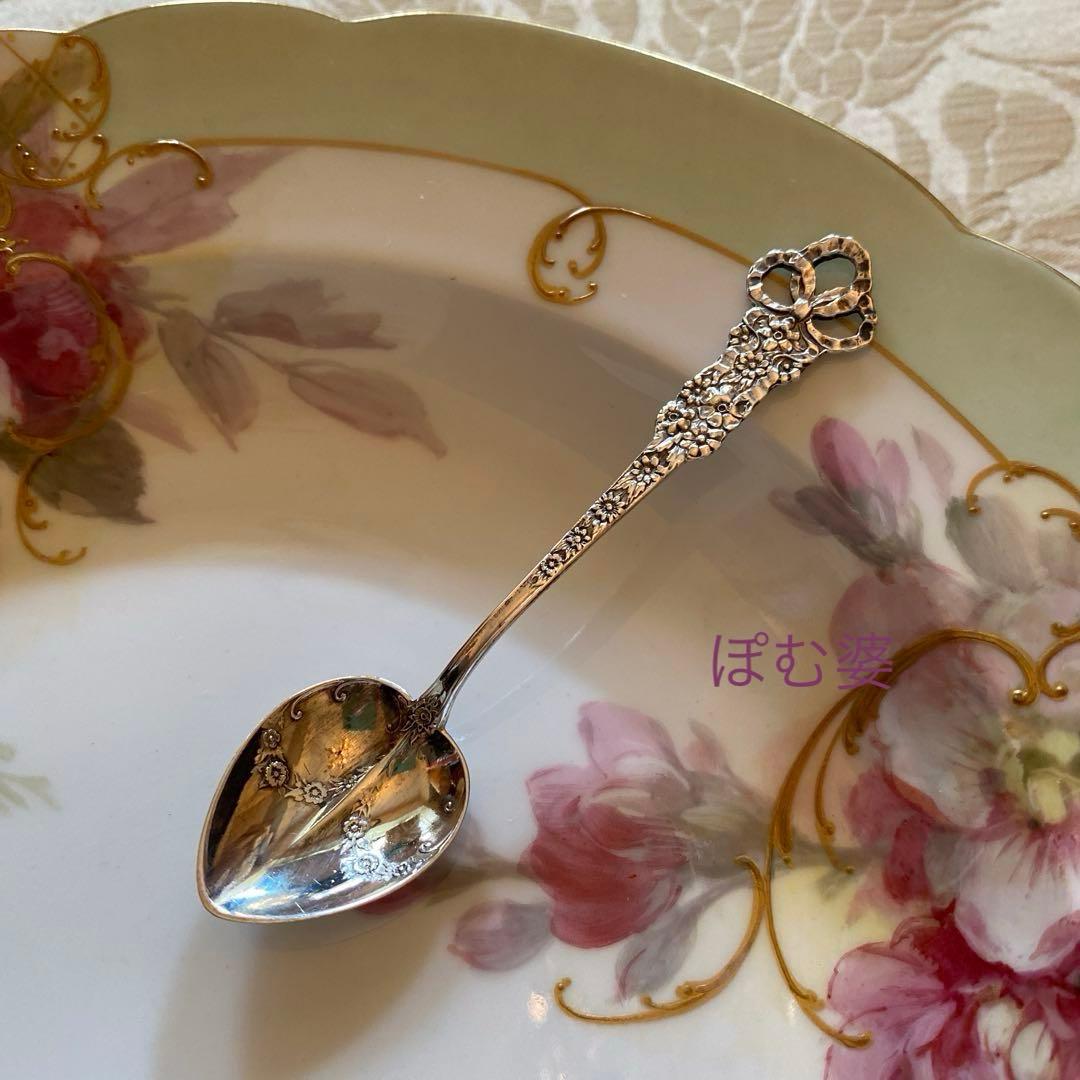 【米国】純銀 スターリングシルバー／スプーン ３本