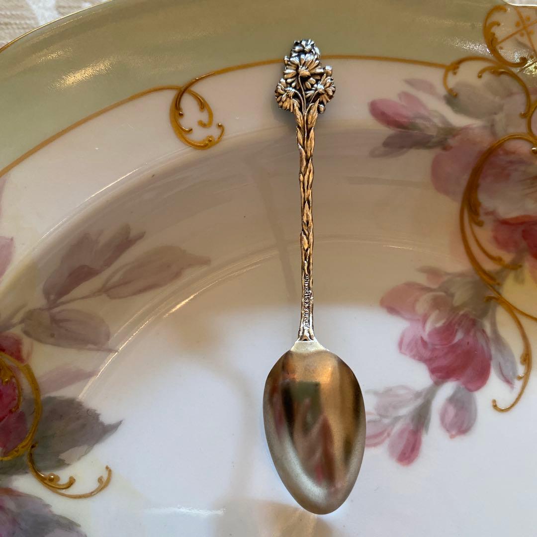 【米国】純銀 スターリングシルバー／スプーン ３本