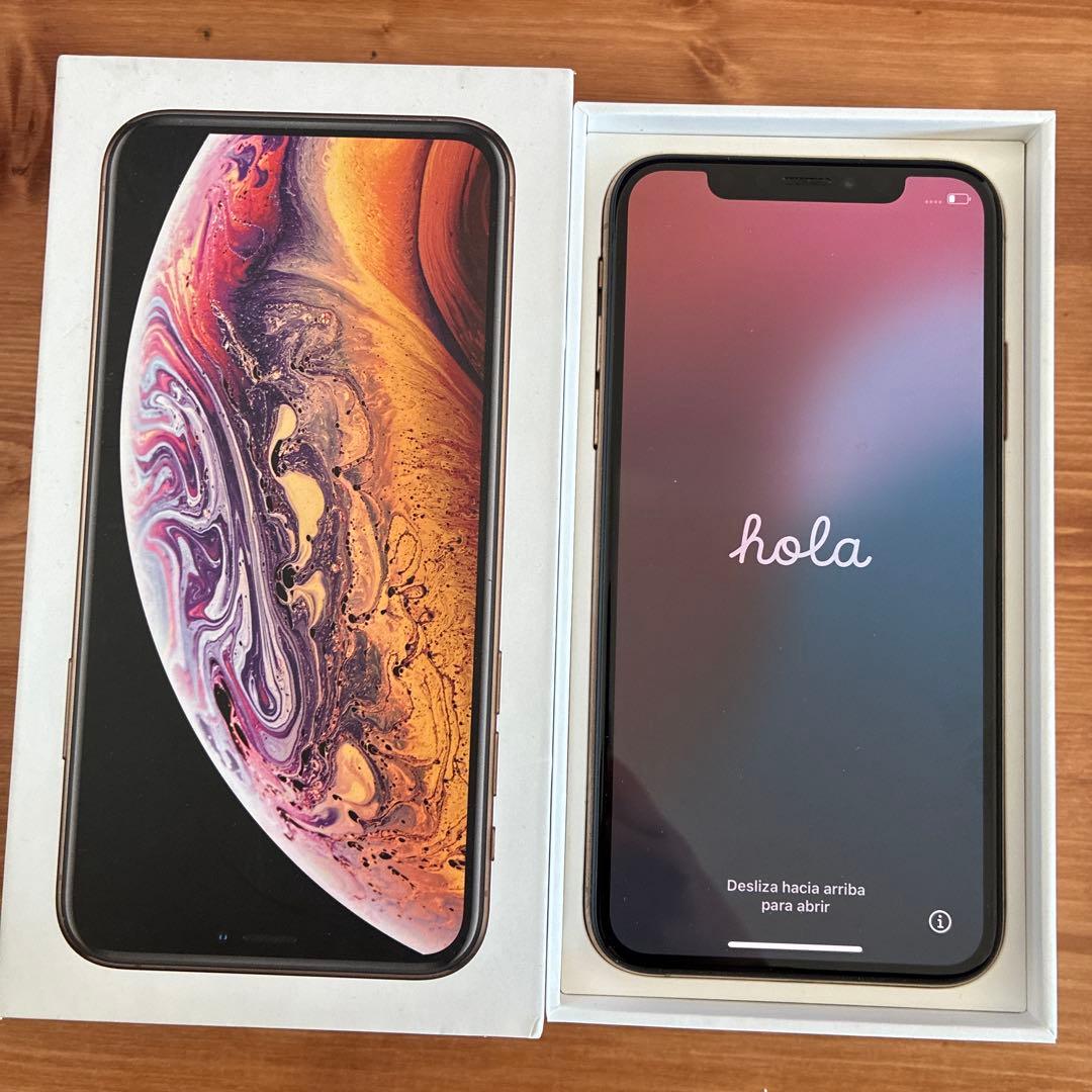 iPhone XS gold 256gb SIMフリー【初期化済】