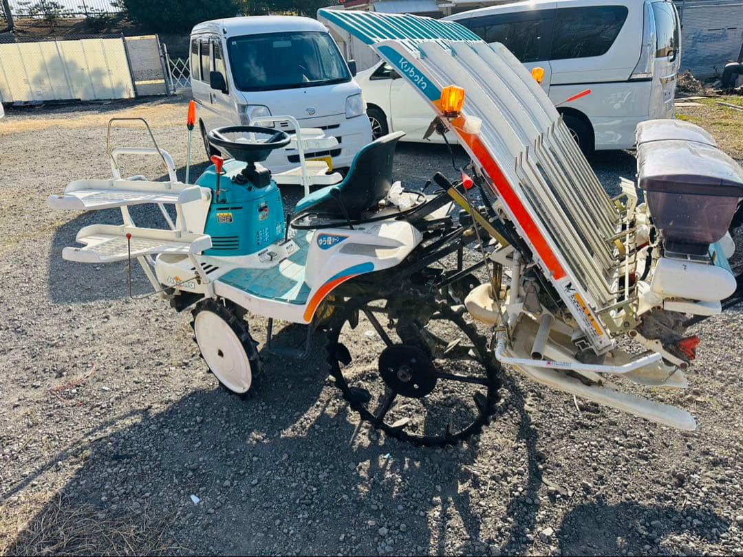 クボタ 田植機 ホワイト/ブルー