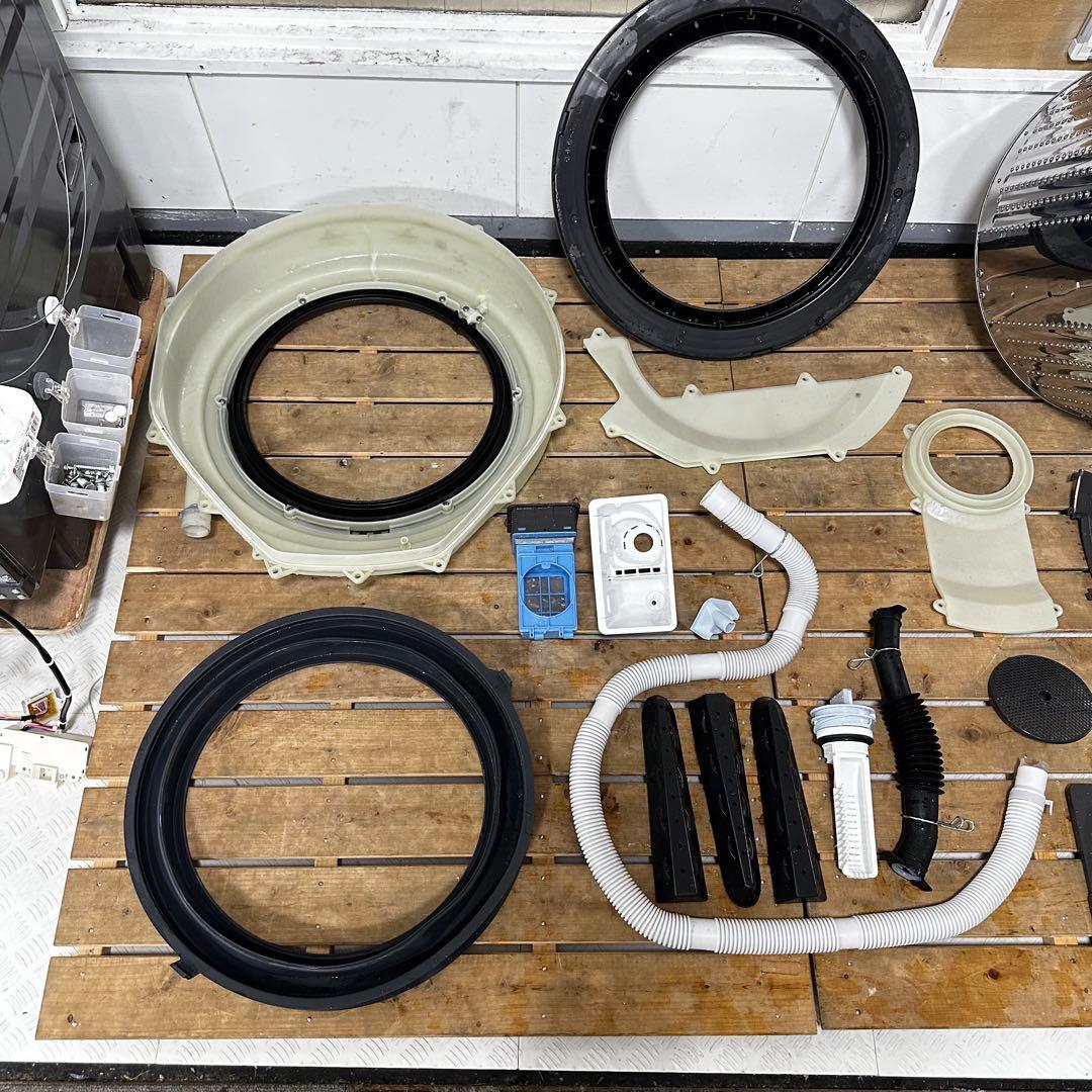 乾燥未使用　SHARP ES-K10B-TL 2023年製 ドラム式洗濯機