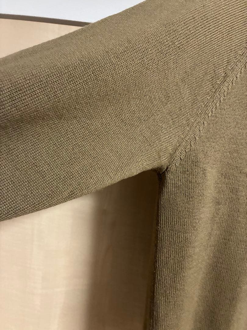 BATONER エイジングウール RAGLAN SLEEVE CREW NECK