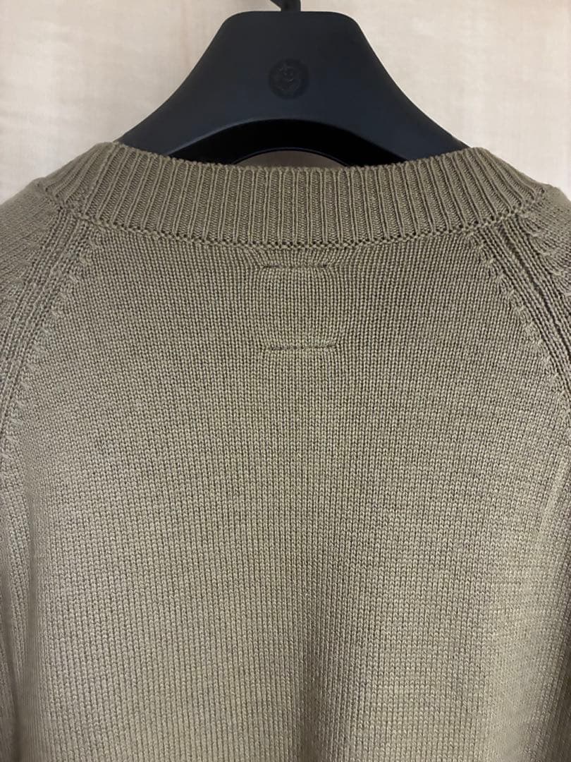 BATONER エイジングウール RAGLAN SLEEVE CREW NECK