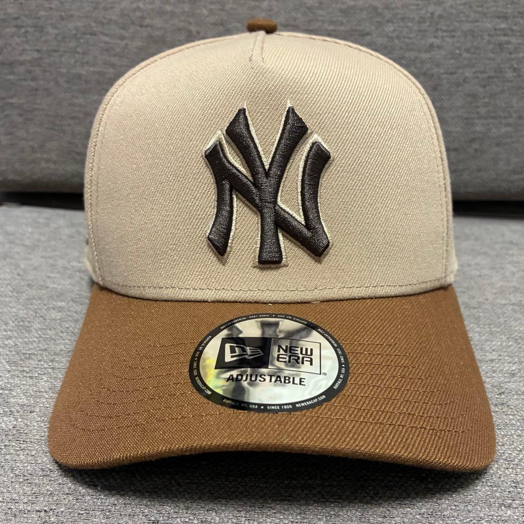 ニューエラ キャップ　カスタム　アイスラテ コーヒー　ニューヨークヤンキース