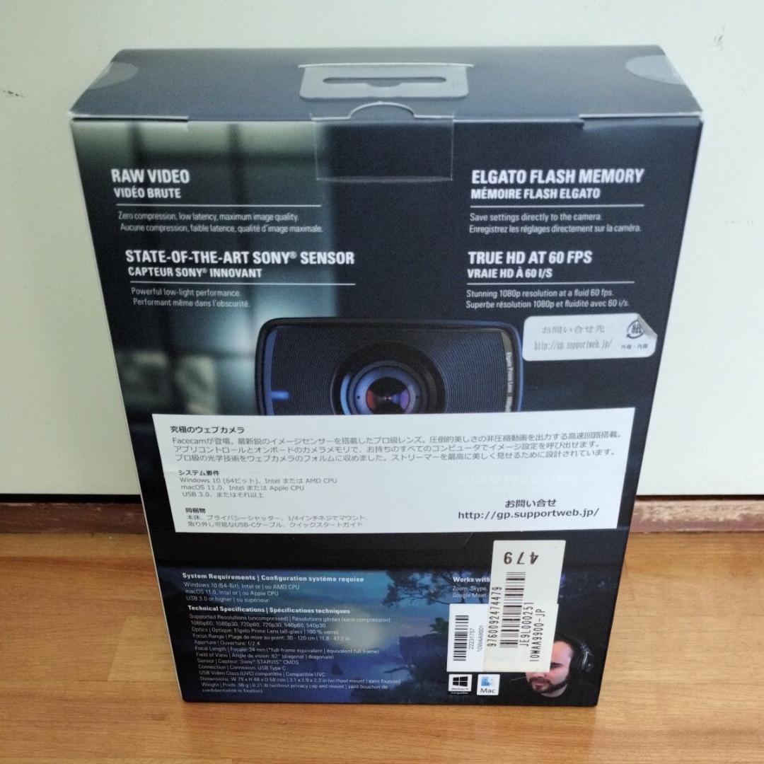 ELGATO Facecam ウェブカメラ 10WAA9900-JP