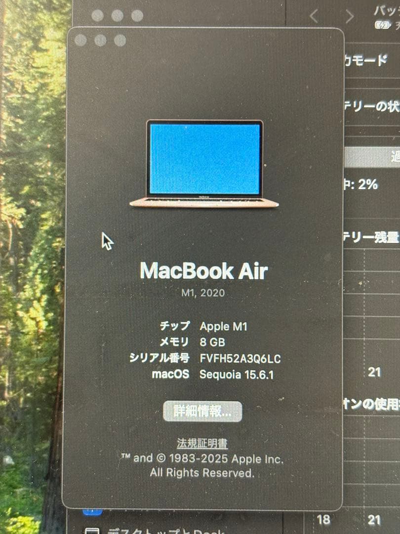 MacBook Air M1 13インチ ローズゴールド