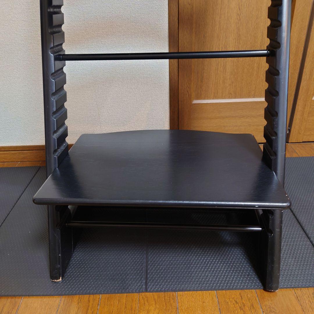 ストッケ　トリップトラップ　椅子　ブラック　廃盤のナンバー6です