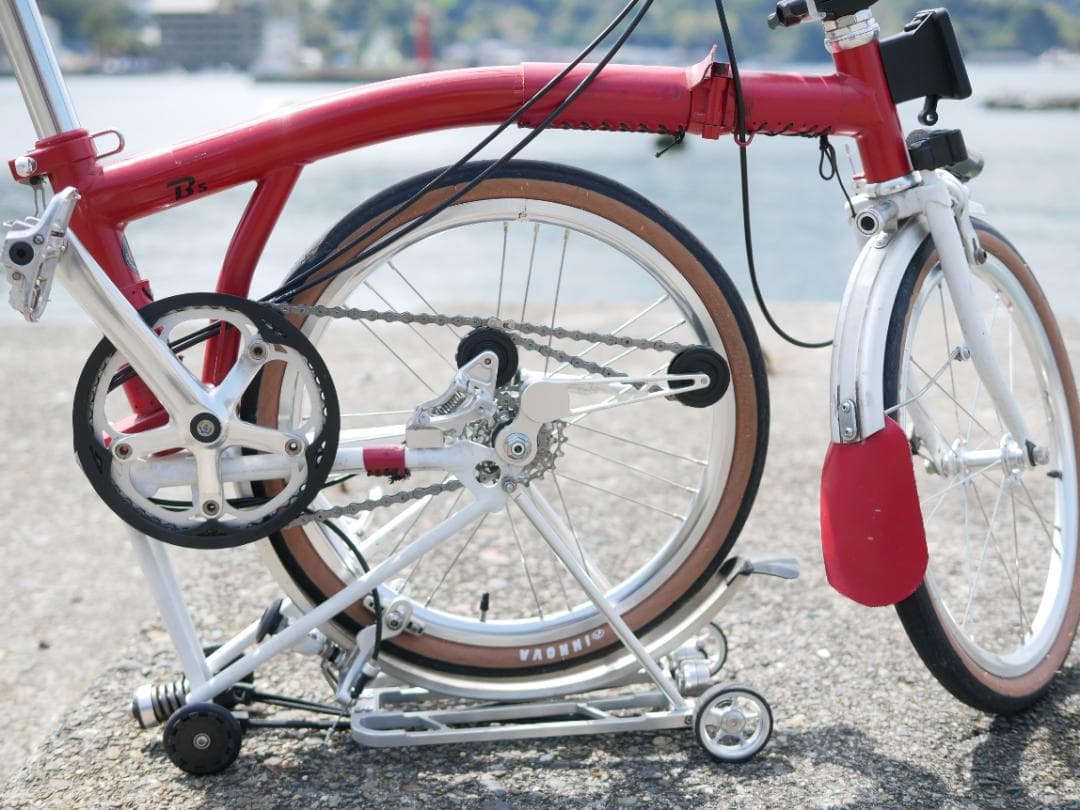 ブロンプトン用　外装 2－7速用　リアディレイラー　チェーンテンショナー