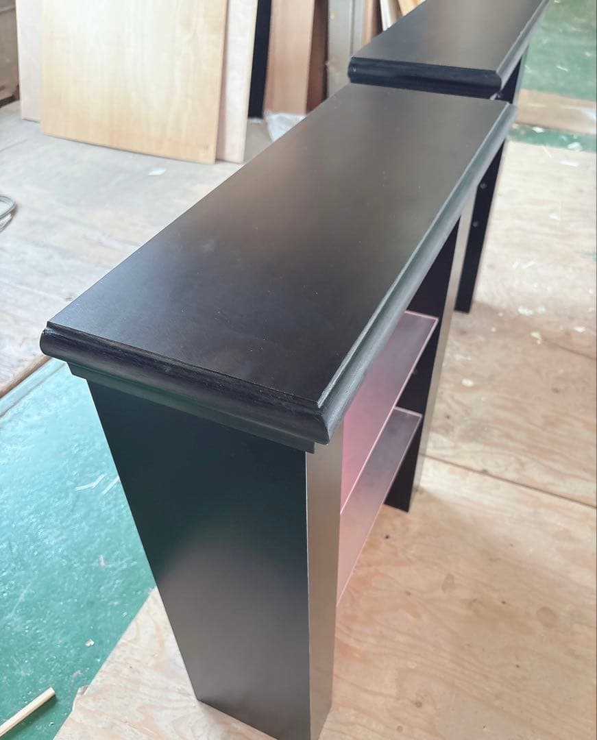 新品完成品 マントルピース オープンラック シェルフ