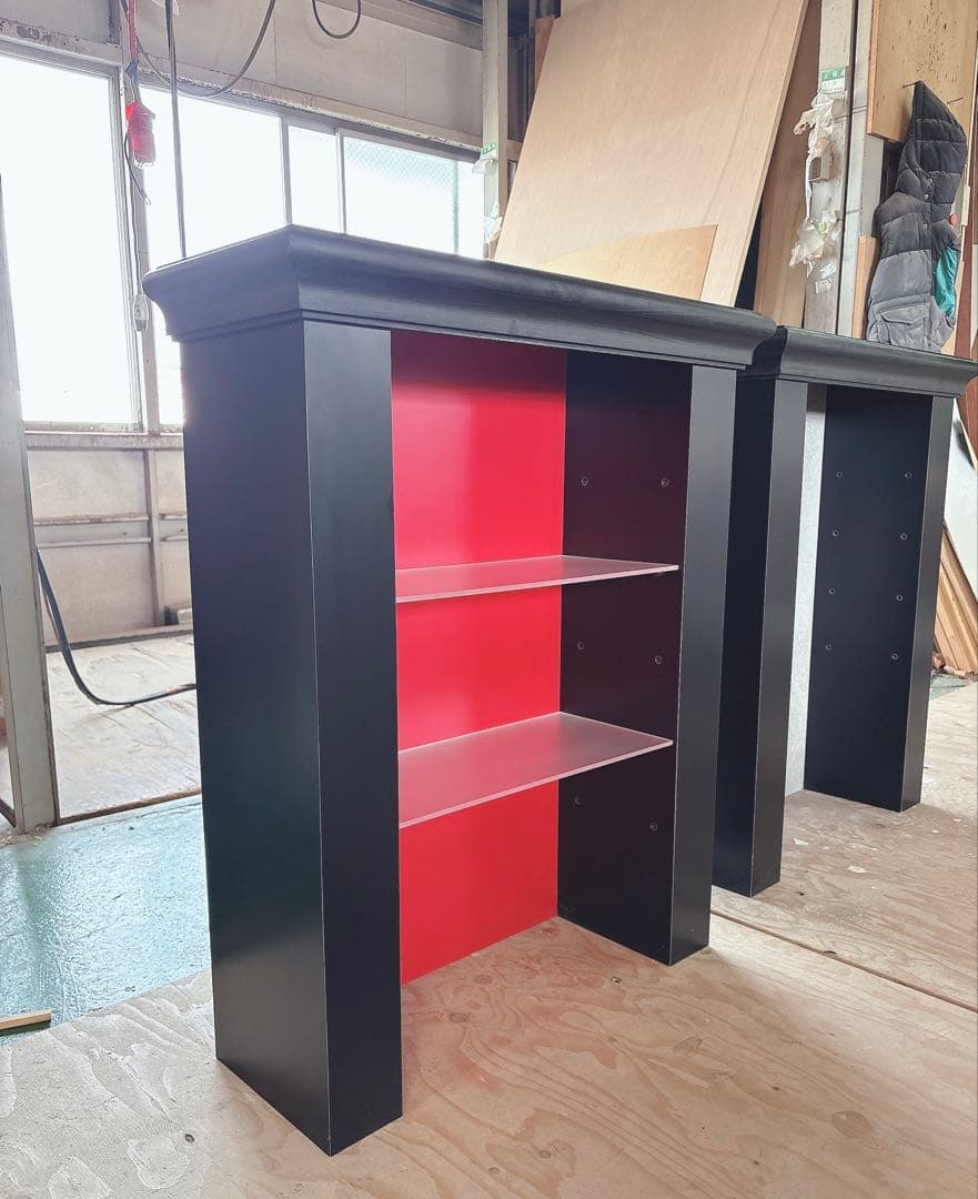 新品完成品 マントルピース オープンラック シェルフ