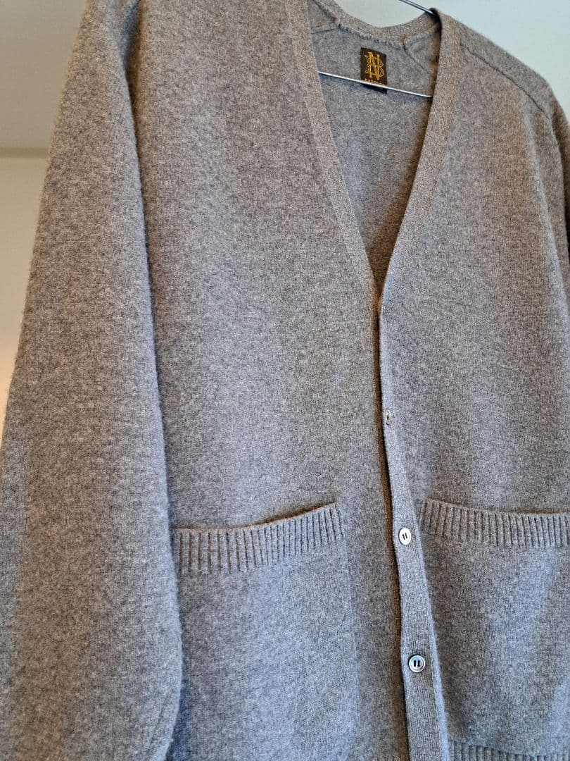 美品　BATONER　フリースウールカーディガン L　定価35000円