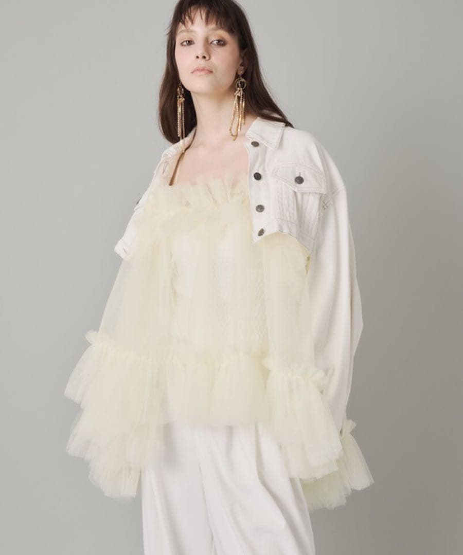 【USED】J1U by LA BELLE ETUDE チュールキャミ イエロー