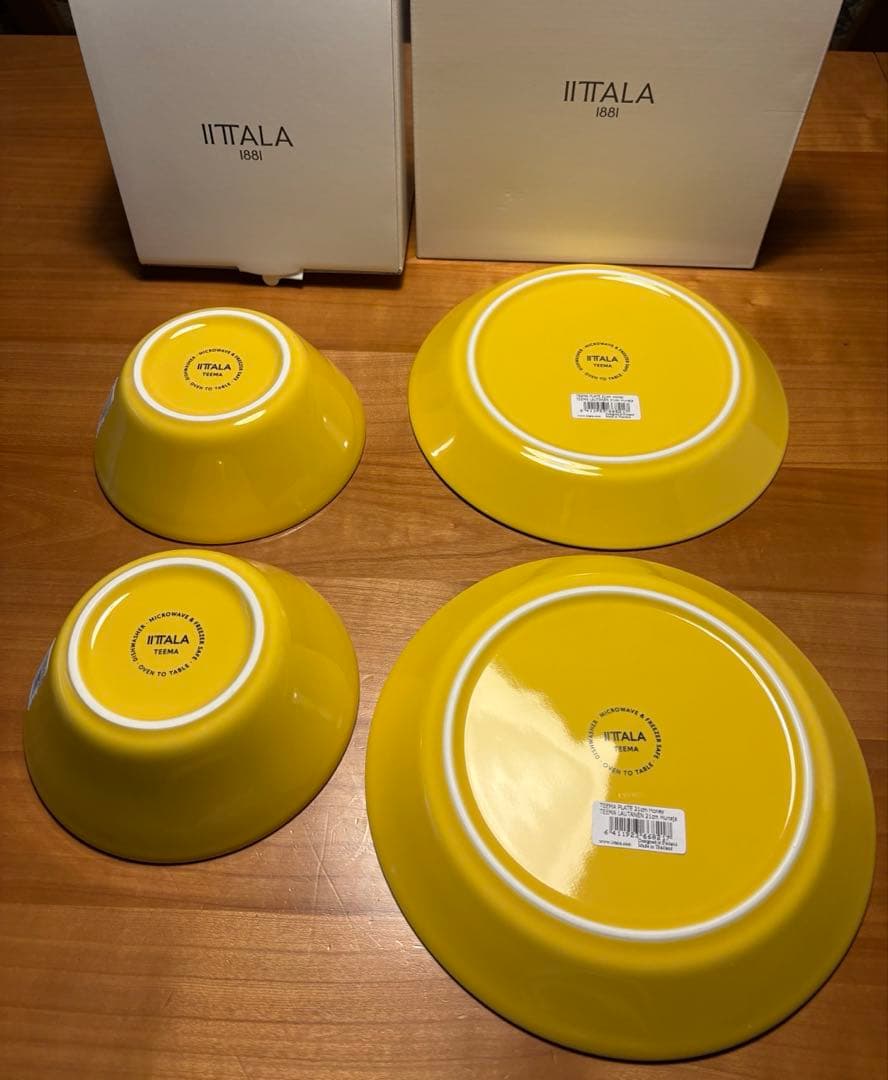 1/18〜発送不可　 ティーマ ハニー プレート2枚・ボウル2枚