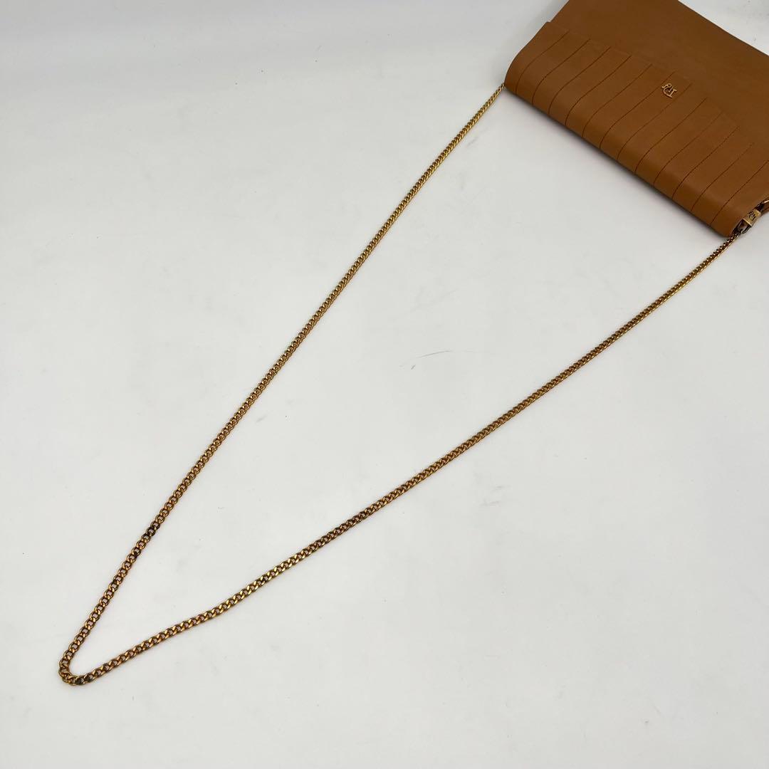 クリスチャンディオール ショルダーバッグ 斜めがけ ロゴ金具 キルティング 本革