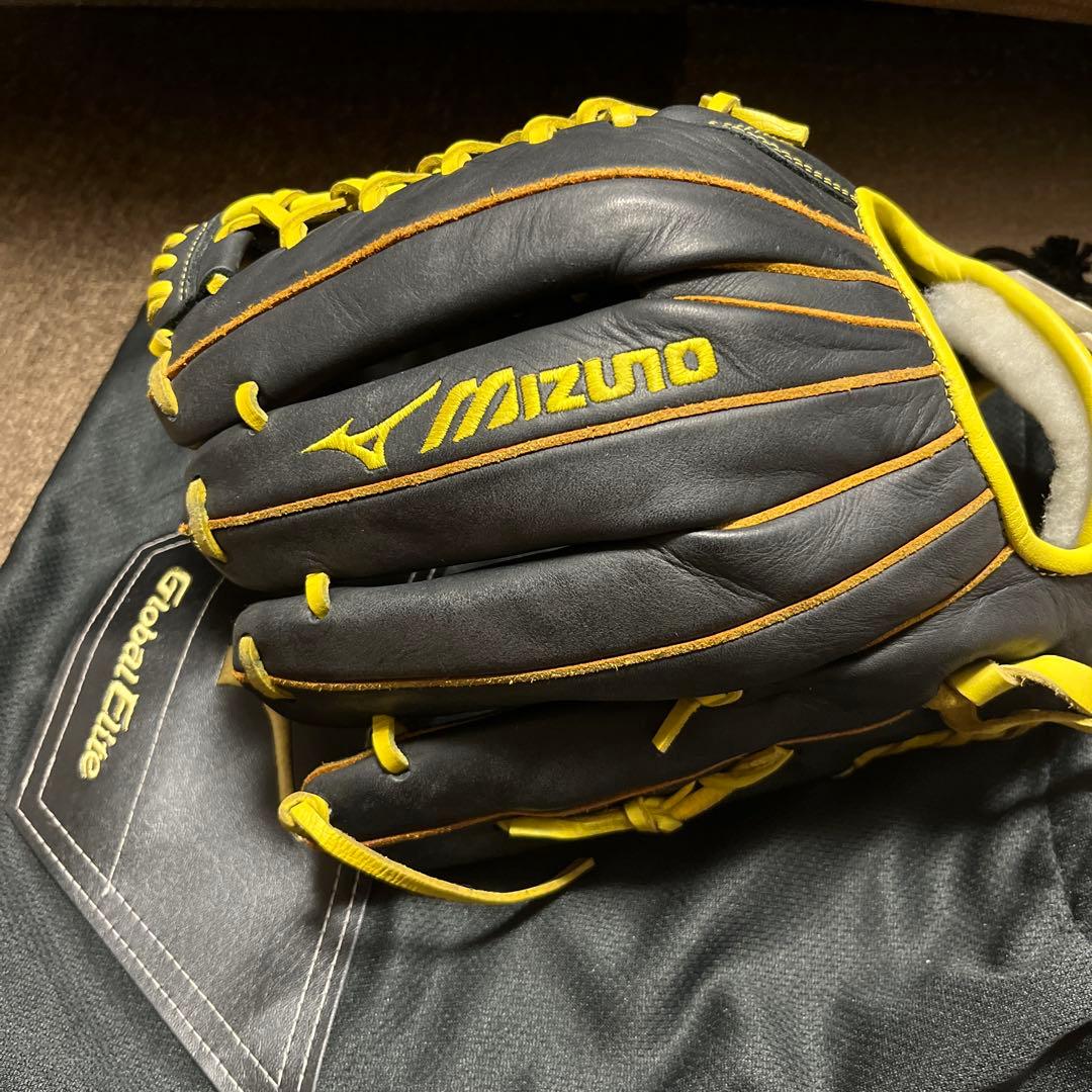 美品　ミズノグローバルエリート　オーダー　軟式野球　グローブ