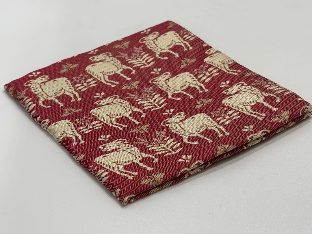 茶道具 土田友湖 干支 草羊紹巴 出帛紗 帛紗 共箱