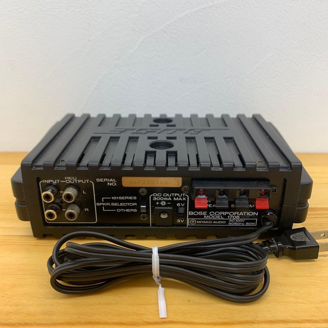 BOSE 1705 ステレオパワーアンプ メンテナンス済み 動作品 美品