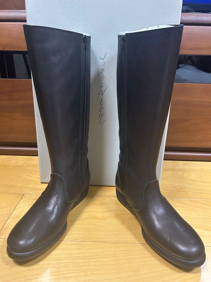 (新品未使用)ヨーガンレール ロングブーツ　ブラック23.5センチ