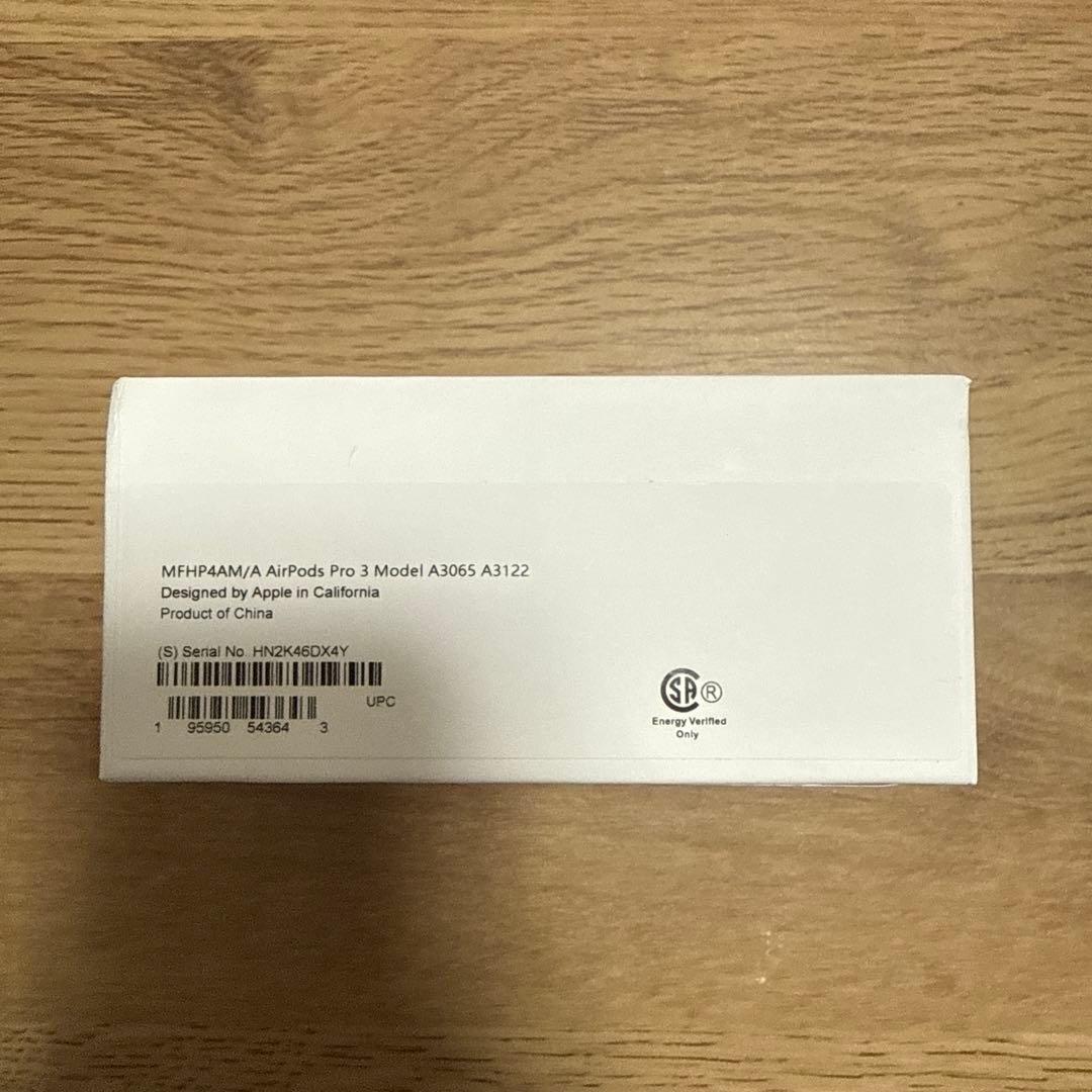 AirPods Pro 3 本体 未開封 レシート付き