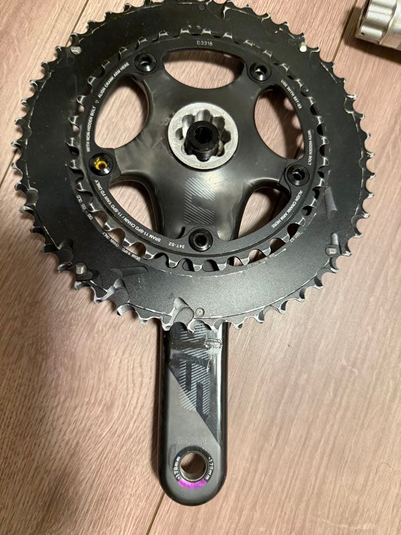 スラムレッド　カーボンクランク　BB30 170mm