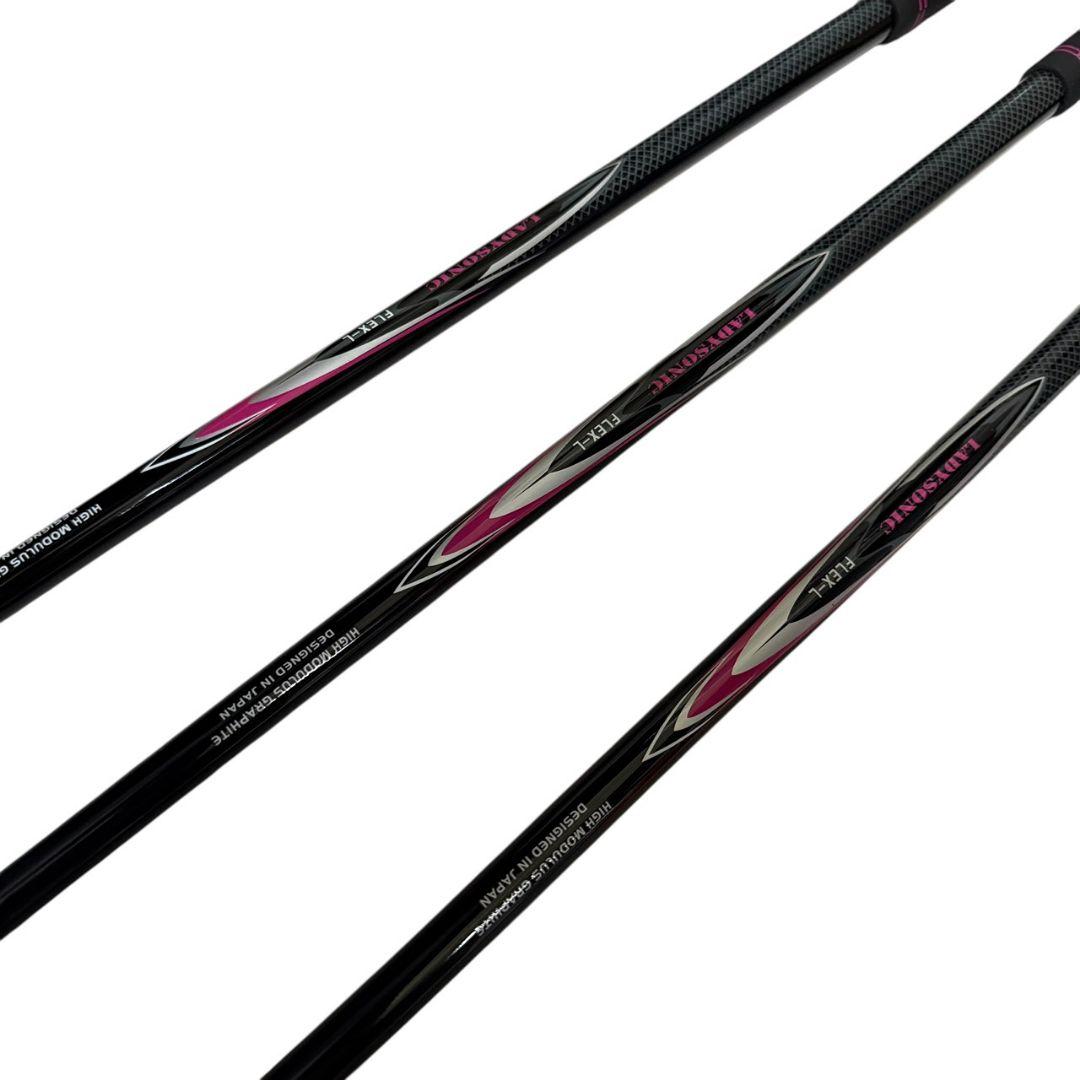 【美品】 LADY SONICレディース ゴルフクラブセット キャディバッグ付