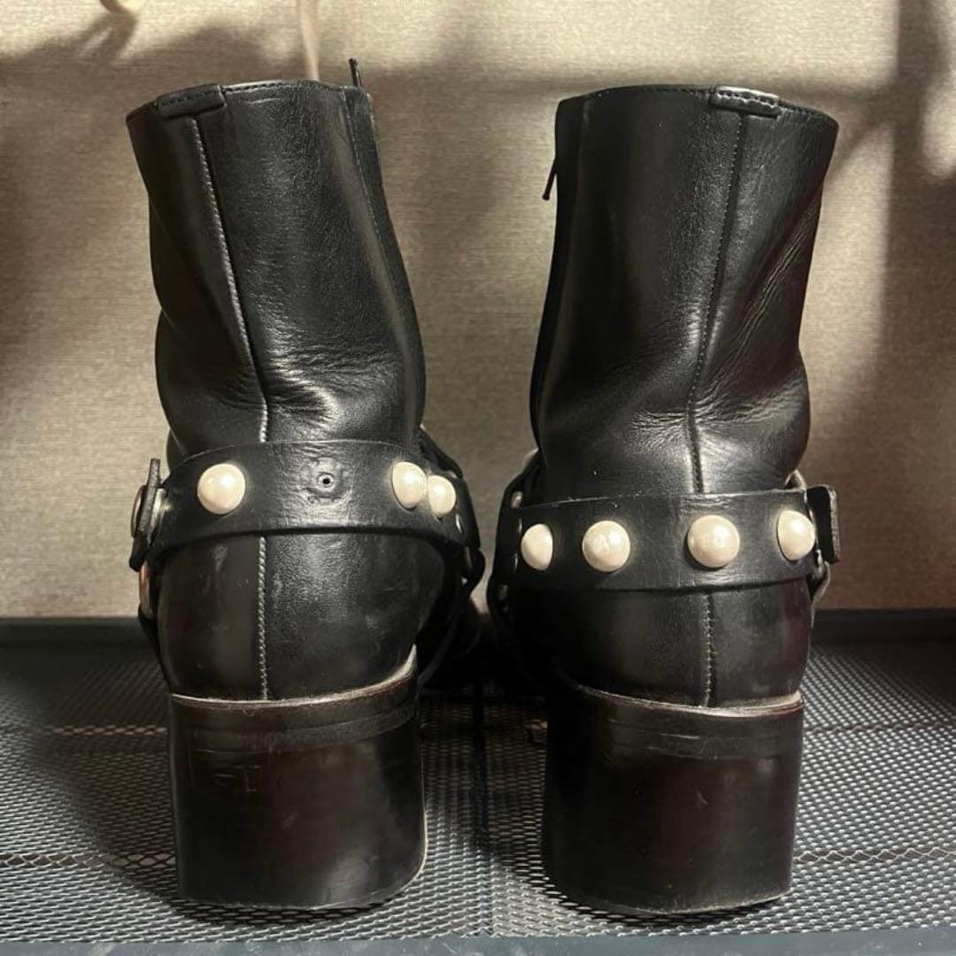 ジョンローレンスサリバン ポインテッドトゥ ブーツ