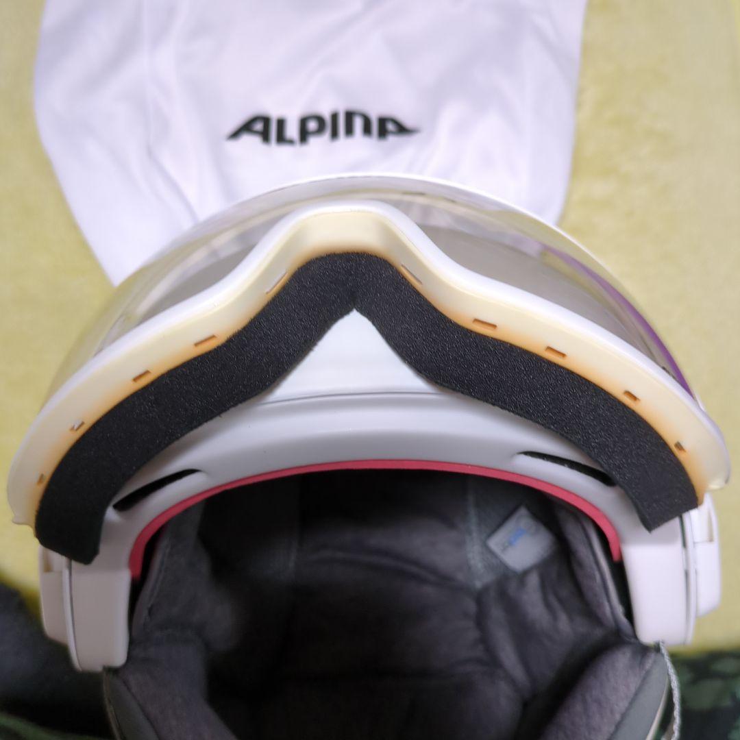 ALPINA スキー&スノボ 調光機能バイザーヘルメット