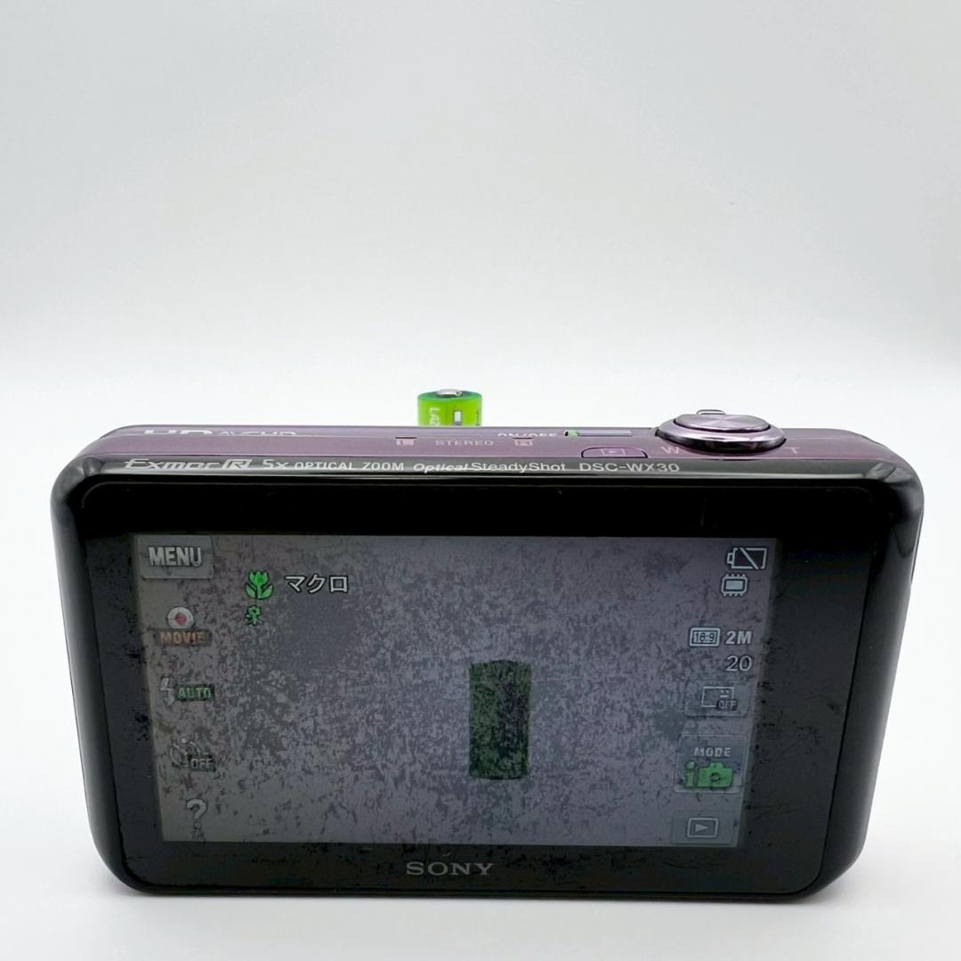 【完動品】SONY Cyber-shot DSC-WX30 コンデジ 動作確認済