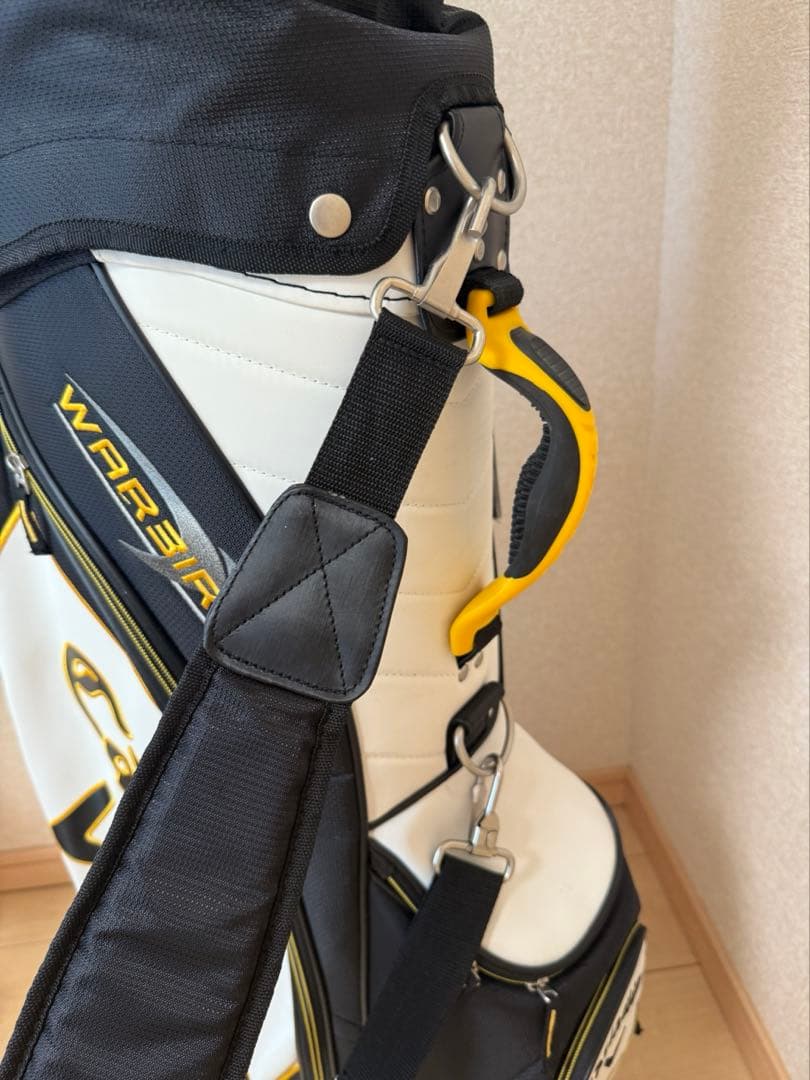 Callaway Warbirdキャディバック　ホワイト/ブラック/イエロー