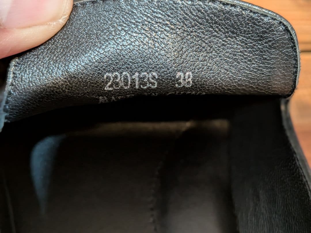 SHISEI シーセイ　シセイ ブラック ローファー　 38