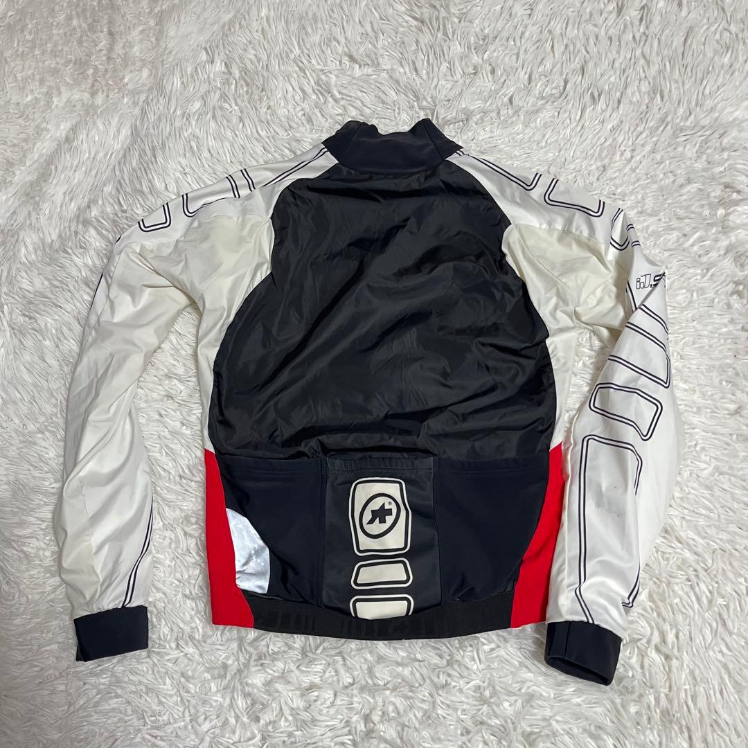 人気モデル アソス assos サイクリング SHAQ ジャケット 赤 白