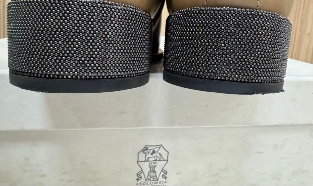 【美品】ブルネロクチネリ Brunello Cucinelli ブーツ レザー