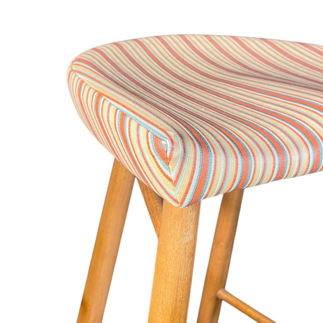 HR899 COLORE ハイスツール Craftool 1脚　オレンジ系