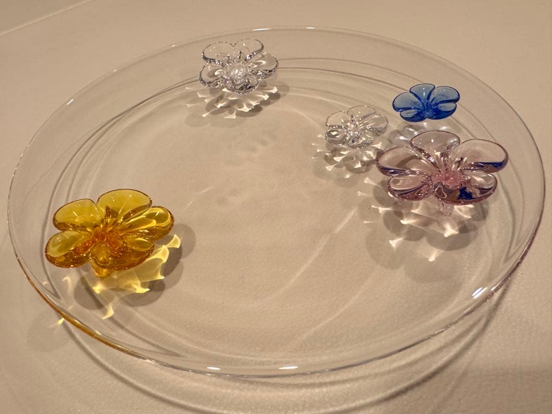 sghr スガハラガラス　カメリアプレート （23cm）