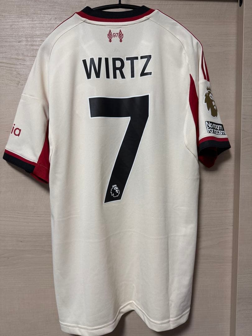 正規品　新品未使用25/26 リヴァプール 2ndユニフォーム　ヴィルツNO.7