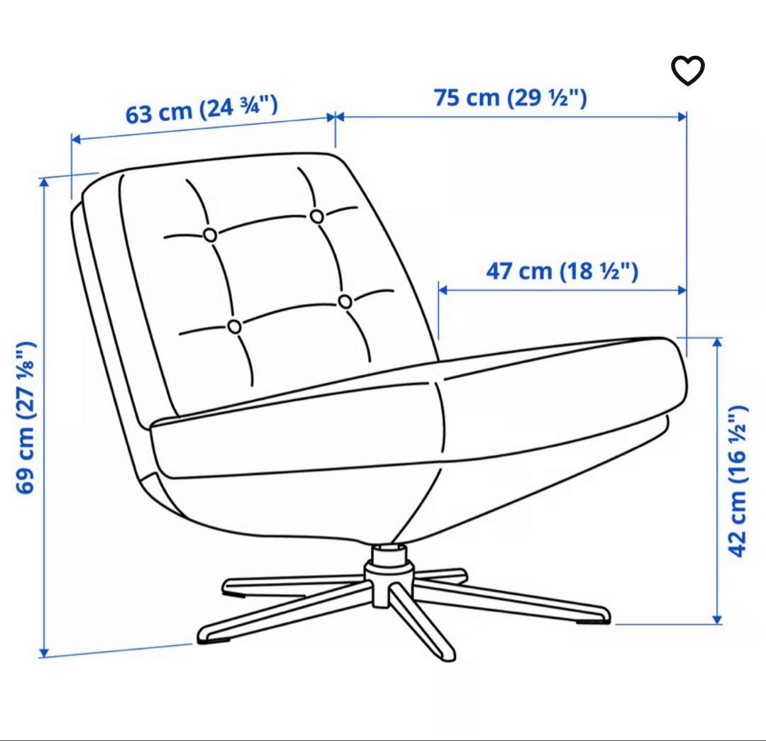 IKEA DYVLINGE/ディヴリンゲ グリーン
