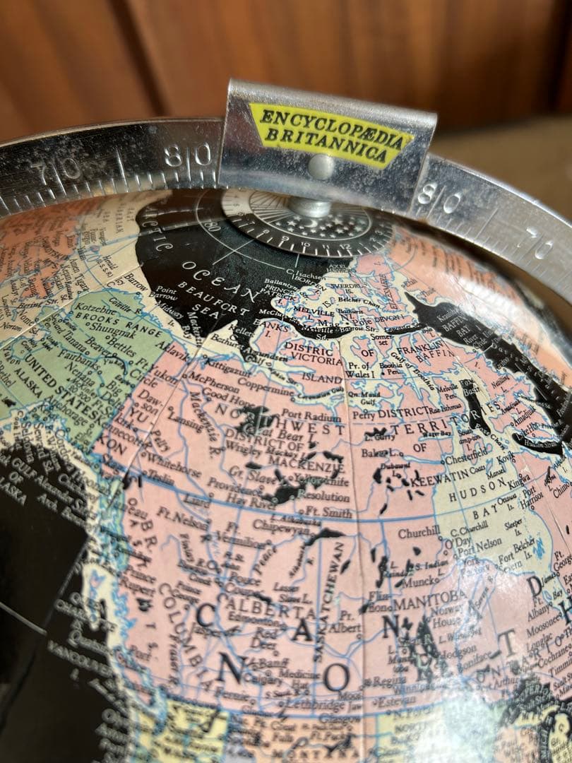 美品 60s 70s 地球儀 黒 ブラックオーシャン REPLOGLE