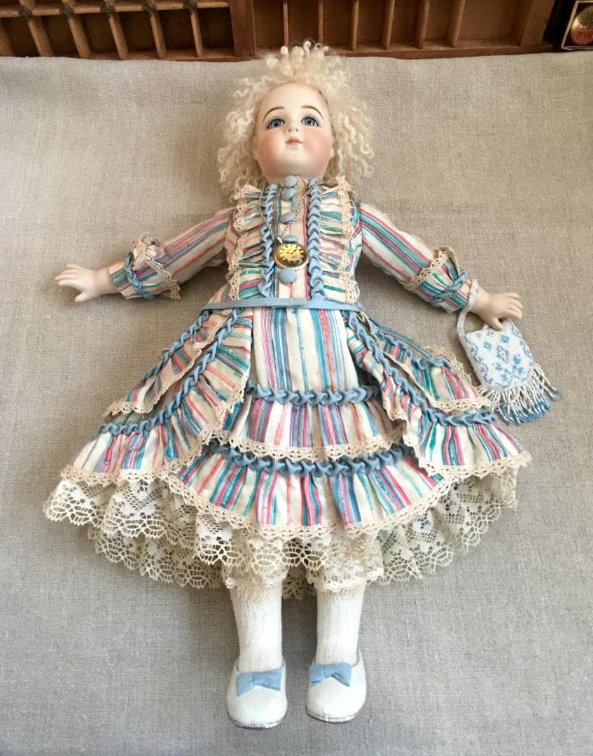 ビスクドール (1118-43br) サイズ 約43cm 作家様モノです。