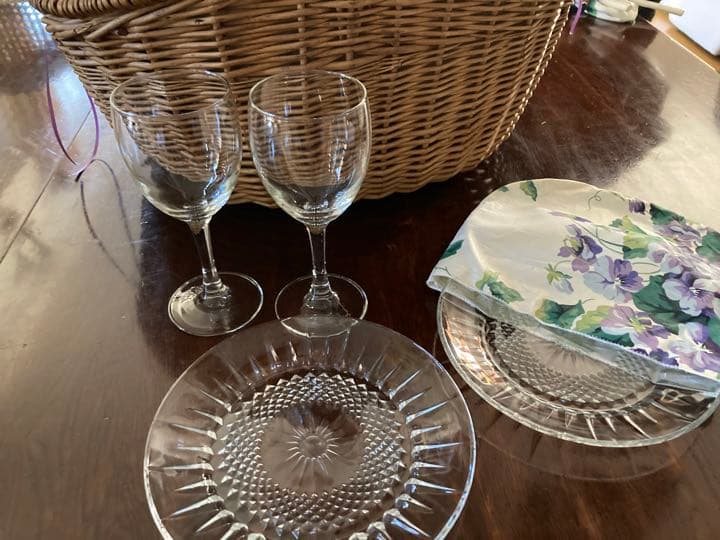 籐製ピクニックセット