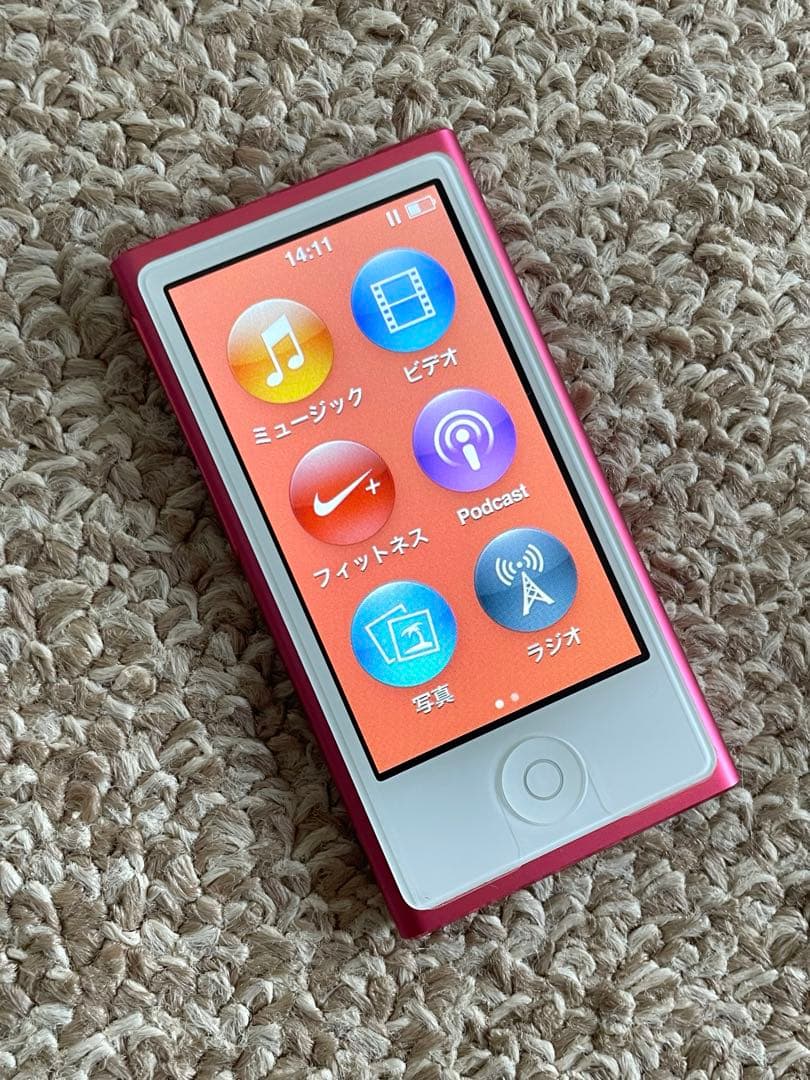 ☆美品 動作確認済 iPod nano 第7世代 ピンク Bluetooth