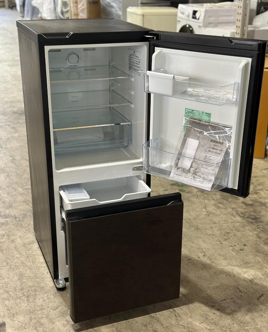 ハイセンス 2ドア冷蔵庫 135L HR-G13C-BR 右開き 23年製