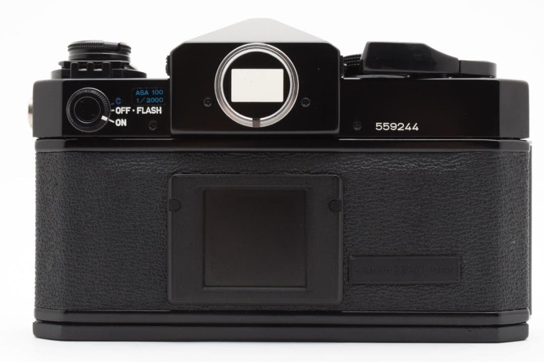 超美品 CANON F-1 後期型 フィルムカメラ モルト新品交換済 M201